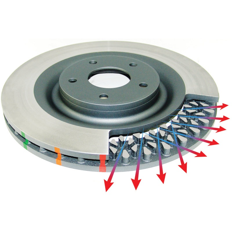DBA 11-13 Infiniti QX56 Rear Slotted Street Series Rotor